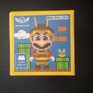 NIP Menggao Mini Bolcks 506 Pieces Bumble Bee Super Mario Ages 14+